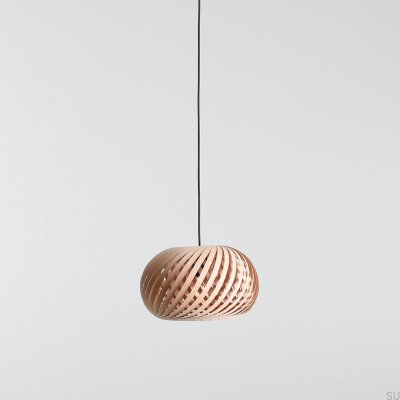 Lampe suspendue en bois de hêtre Nature Cross S
