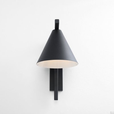 Applique murale Form Metal noire