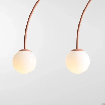 Suspension en métal corail Una 4 S