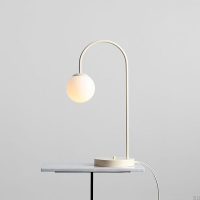 Lampe de bureau Una Metal Cream