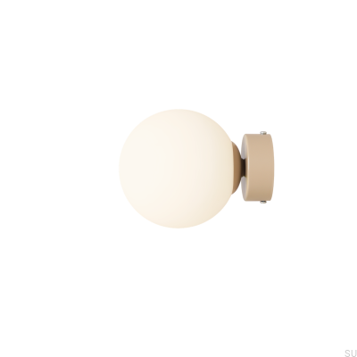 Applique Ball S Métal Beige