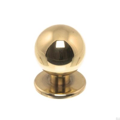 Bouton de meuble 1349 20 Laiton poli, Laqué