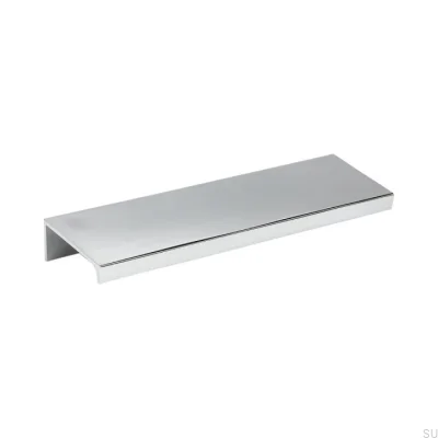 Poignée de meuble Slim 4025 25 avec bord chromé argenté