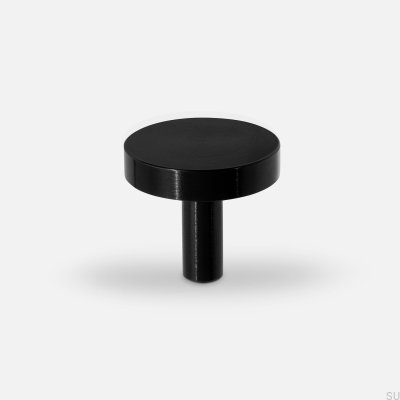 Bouton de meuble Nena M Aluminium Noir