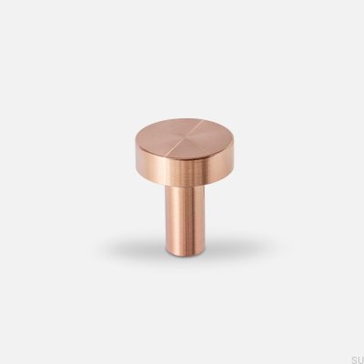 Bouton de meuble Nena S cuivre brossé non peint