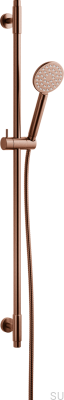 Barre de douche avec support mural réglable ARM100 Cuivre brossé Non peint