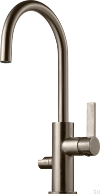 Robinet de cuisine avec valve pour lave-vaisselle ARM184 Laiton nickelé brossé