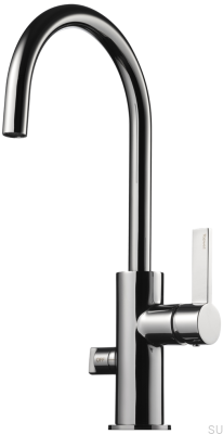 Robinet de cuisine avec valve pour lave-vaisselle ARM184 Laiton Argent Chrome