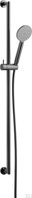 Barre de douche ARM200 en laiton noir chromé