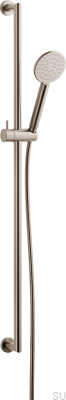 Barre de douche en laiton ARM200, nickel brossé