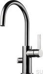 9426265--Bateria-kuchenna-z-zaworem-do-zmywarki-ARM384-Mosiężna-Srebrna-Chromowana-Tapwell-Skandynawskie-Uchwyty_1