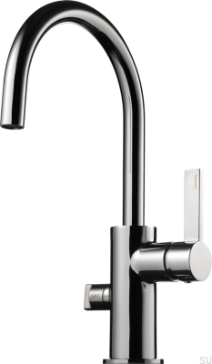 Robinet de cuisine avec valve pour lave-vaisselle ARM384 Laiton Argent Chrome