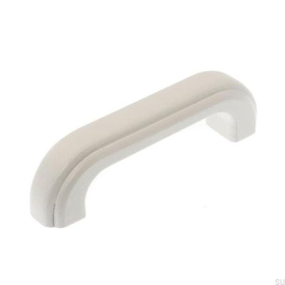 Poignée de meuble allongée 1023 87 Bois blanc