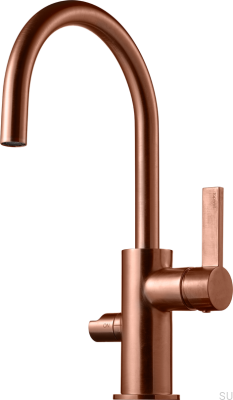 Robinet de cuisine avec valve pour lave-vaisselle ARM384 Cuivre brossé non peint