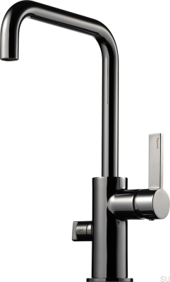 Robinet de cuisine avec valve pour lave-vaisselle ARM584 Laiton Noir Chrome