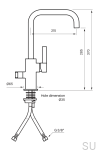 9426308--Bateria-kuchenna-z-zaworem-do-zmywarki-ARM584-Mosiężna-Czarna-Chromowana-Tapwell-Skandynawskie-Uchwyty_2