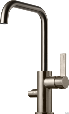Robinet de cuisine avec valve pour lave-vaisselle ARM584 Laiton nickelé brossé