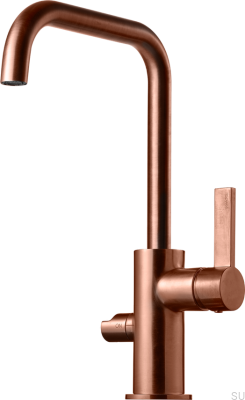 Robinet de cuisine avec valve pour lave-vaisselle ARM584 Cuivre brossé non peint