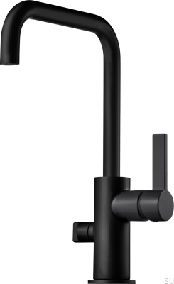 Robinet de cuisine avec valve pour lave-vaisselle ARM584 Laiton Noir Mat