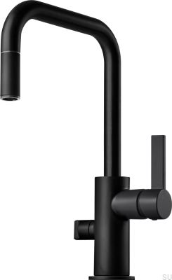 Robinet de cuisine en laiton ARM587 noir mat