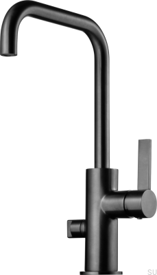 Robinet de cuisine avec valve pour lave-vaisselle ARM984 Laiton Noir Chrome Brossé