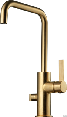 Robinet de cuisine avec valve pour lave-vaisselle ARM984 Laiton Miel Or Brossé