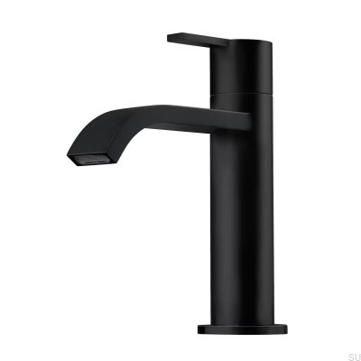 Robinet de lavabo ART071 en laiton noir mat