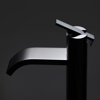 Robinet de lavabo ART071 en laiton noir mat