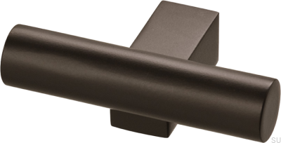 Bouton de meuble en laiton marron T-Bar Bar055