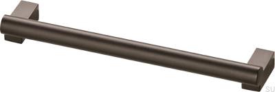 Poignée de meuble allongée en laiton marron Bar173 160