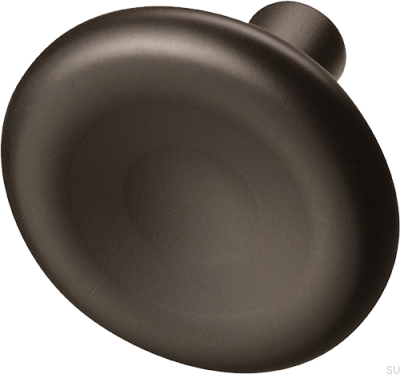 Bouton de meuble Bean 37 en laiton marron