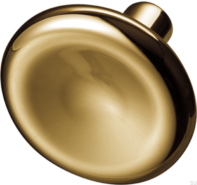 Bouton de meuble Bean 37, laiton poli, non verni