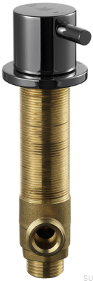 Robinet d'arrêt pour lave-vaisselle BI284 Laiton Noir Chrome