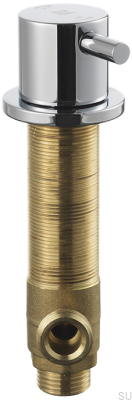 Robinet d'arrêt pour lave-vaisselle BI284 Laiton Argent Chrome