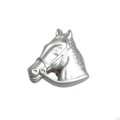 Bouton de meuble Hästhuvud Chrome brossé