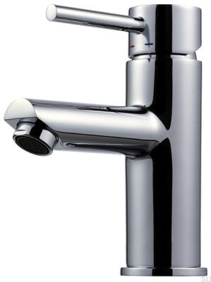 Robinet de lavabo en laiton argenté chromé SK071