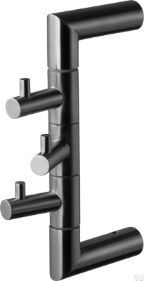 Porte-serviettes TA253 Laiton Noir Chrome Brossé