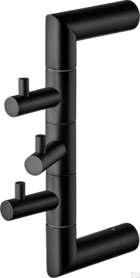 Porte-serviettes TA253 Laiton Noir Mat