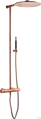 Ensemble de douche TVM300 en cuivre brossé non peint