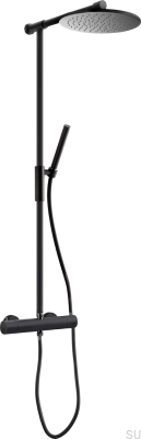 Ensemble de douche TVM300 en laiton noir mat