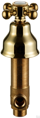 Robinet de lave-vaisselle pour installation dans l'évier VLV284 Laiton poli non laqué