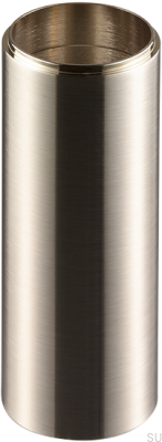 Rallonge pour robinet de lavabo XPRO400, laiton nickelé brossé