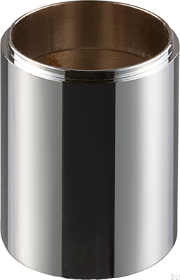 Rallonge pour robinet de lavabo XPRO500, laiton, argent, chrome