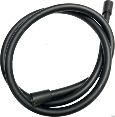 Tuyau de douche en plastique noir mat ZFLO001