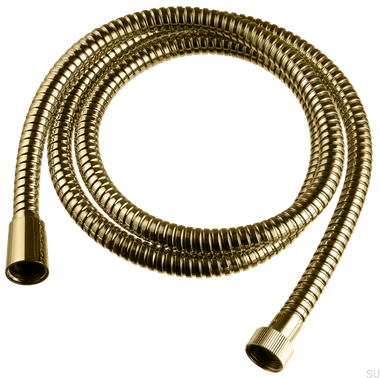 Tuyau de douche en laiton poli ZFLO001, non verni