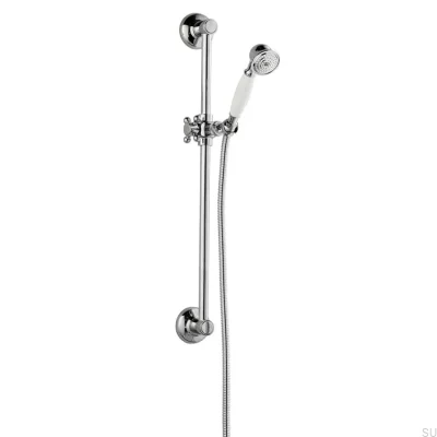 Barre de douche ZSAL010 Laiton Argent Chrome
