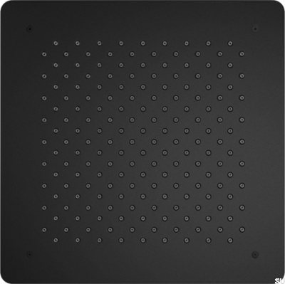 Pommeau de douche carré encastré 400 ZSOF097 Laiton Noir Mat