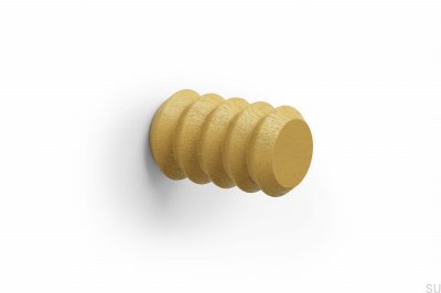 Suspension murale écologique Pulse Color 28 en bois de chêne jaune