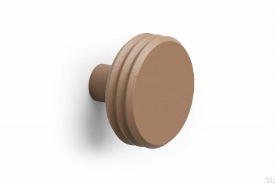 Patère murale Pulse Color 90 en bois de chêne marron