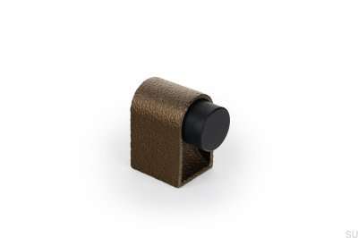 Butée de porte de sol Casey 47 en métal marron